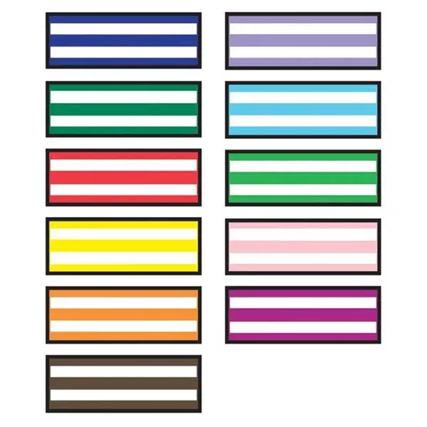 White Stripes Sheet of Instrument Tape Horizontal White Stripe ,1 / sheet