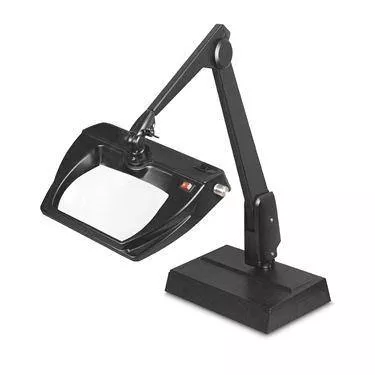 White UV LED Lighted Magnifier 28" • Clamp-On ,1 Each