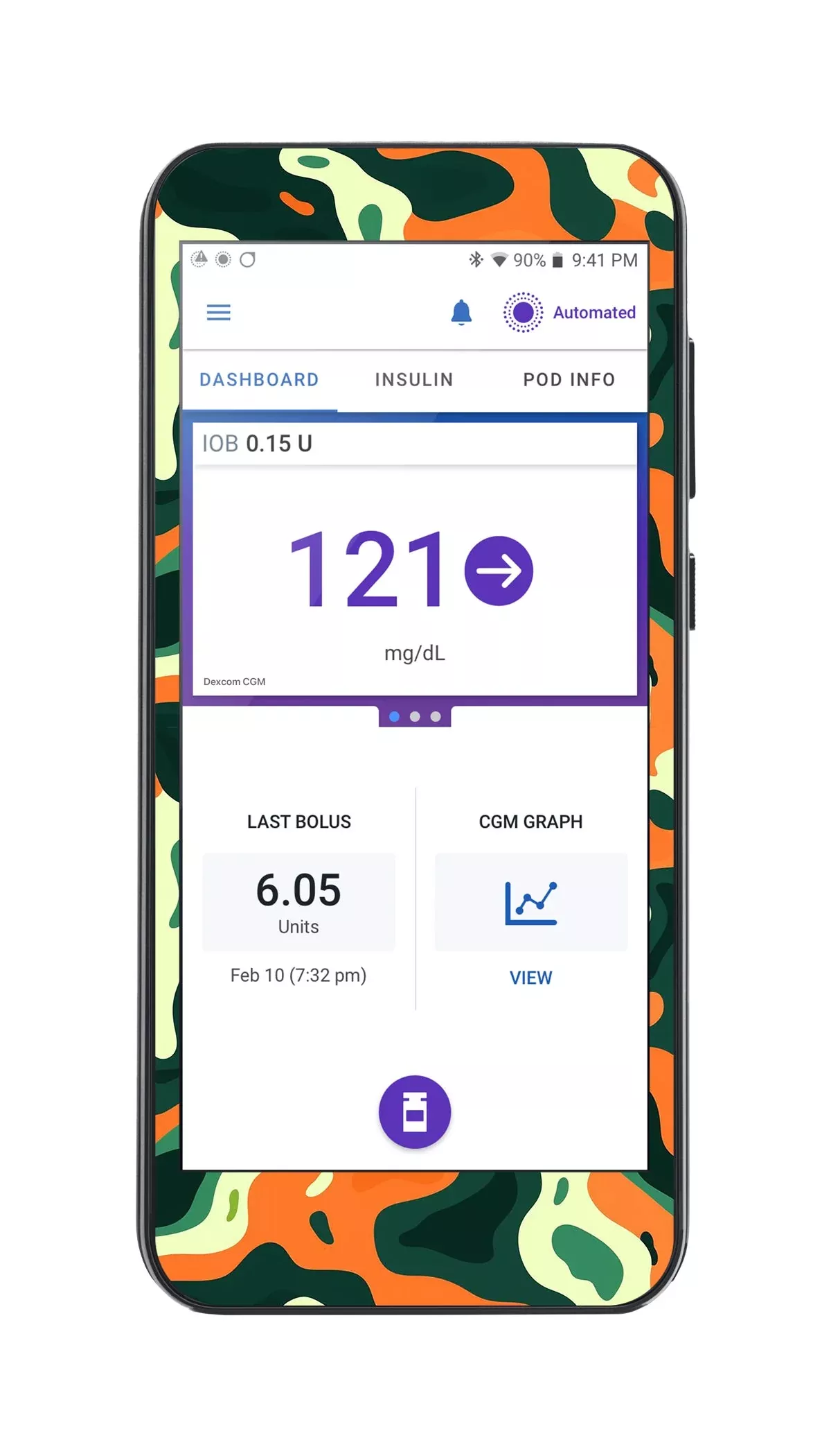 Wild Current Sticker for Omnipod5 Controller – Pump Peelz