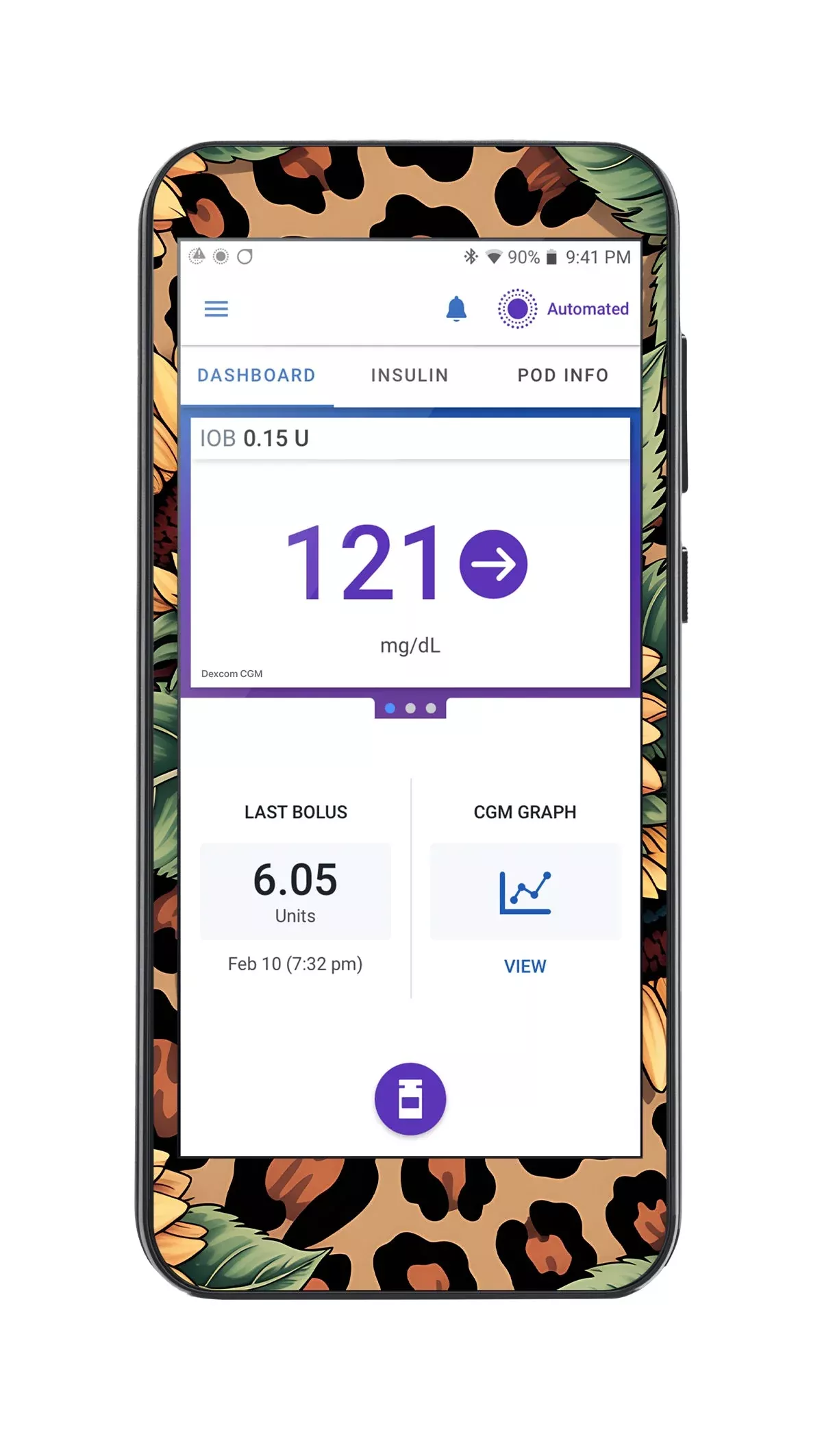 Wild Sunflower Sticker for Omnipod 5 Controller – Pump Peelz