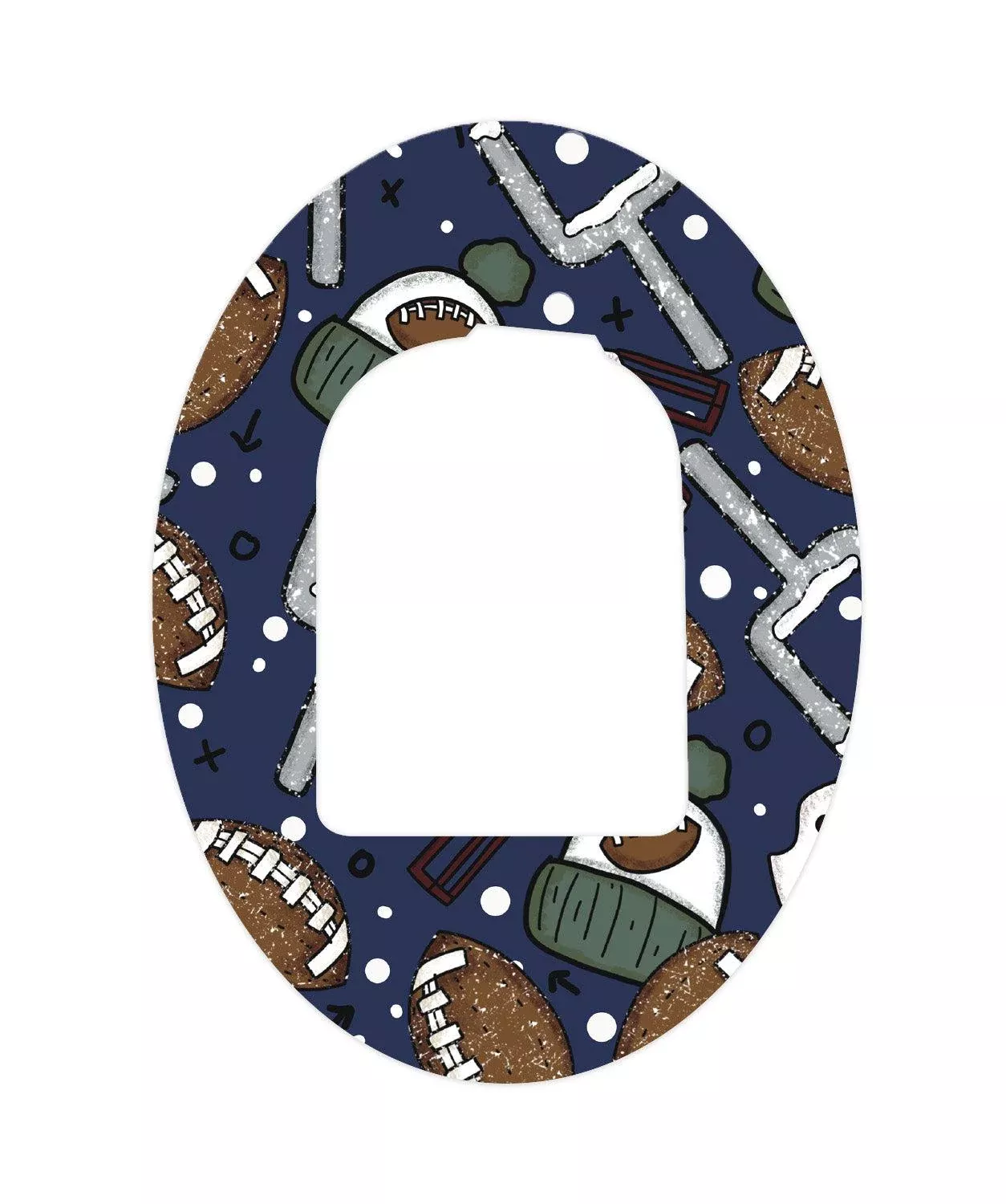 Winter Football Pod Patch Tape - Pump Peelz