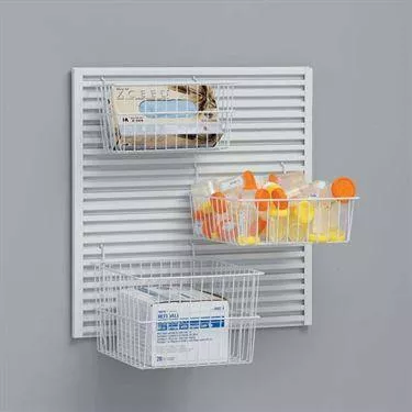 Wire Baskets for LabWall 12"W x 12"D x 4"H ,1 Each