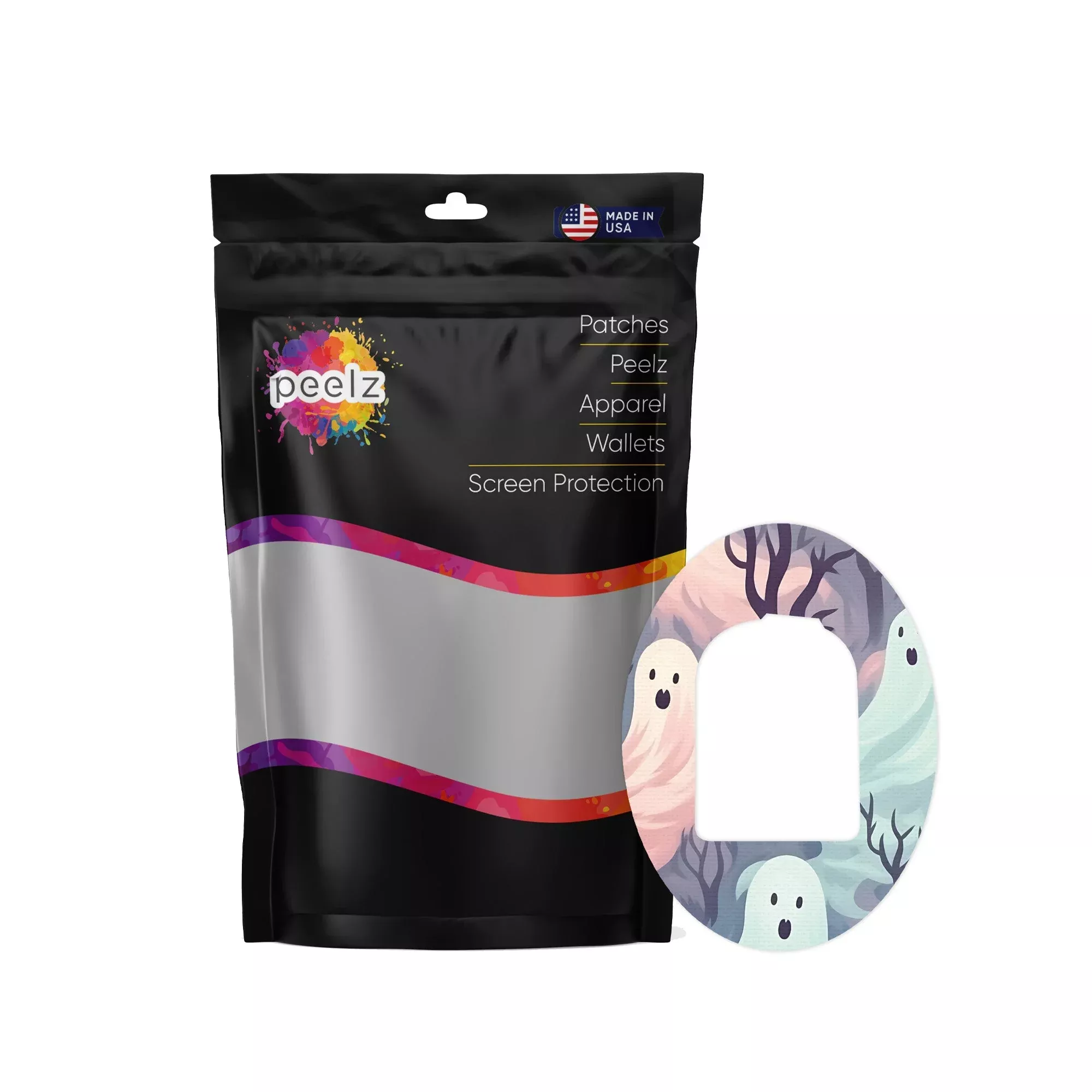 Wispy Ghosts Pod Patch Tape - Pump Peelz