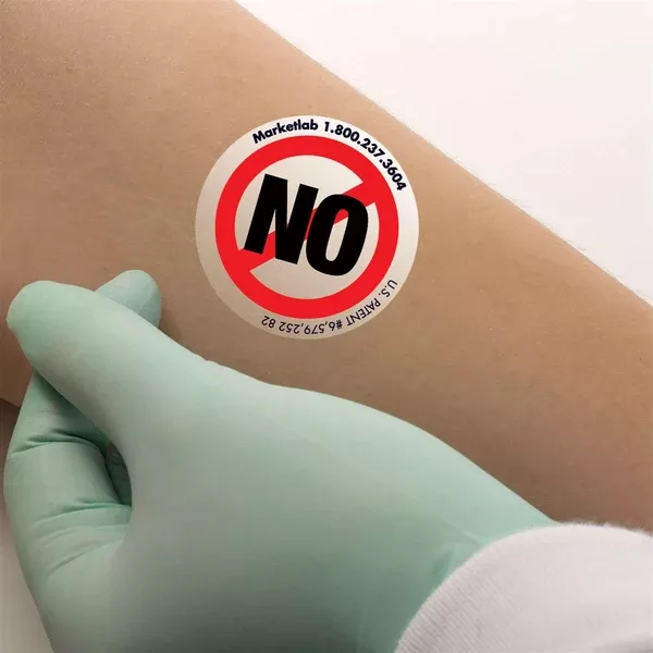 Wrong Site Prevention Tattoos "NO" ,100 per Paxk