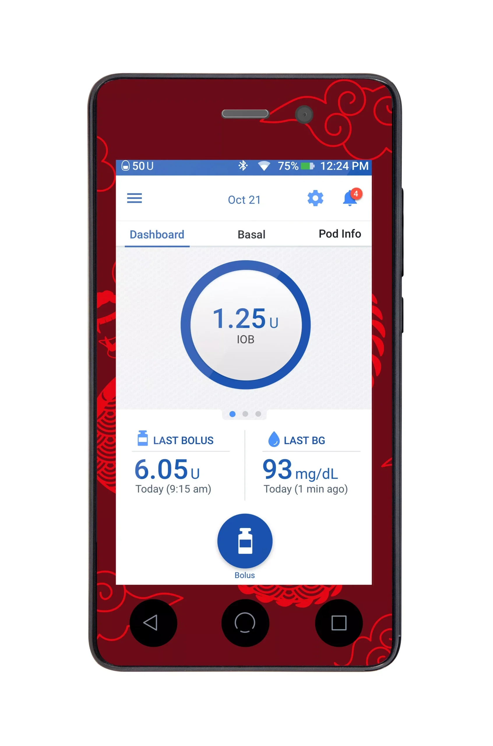 Year of the Dragon Sticker for Omnipod DASH PDM – Pump Peelz