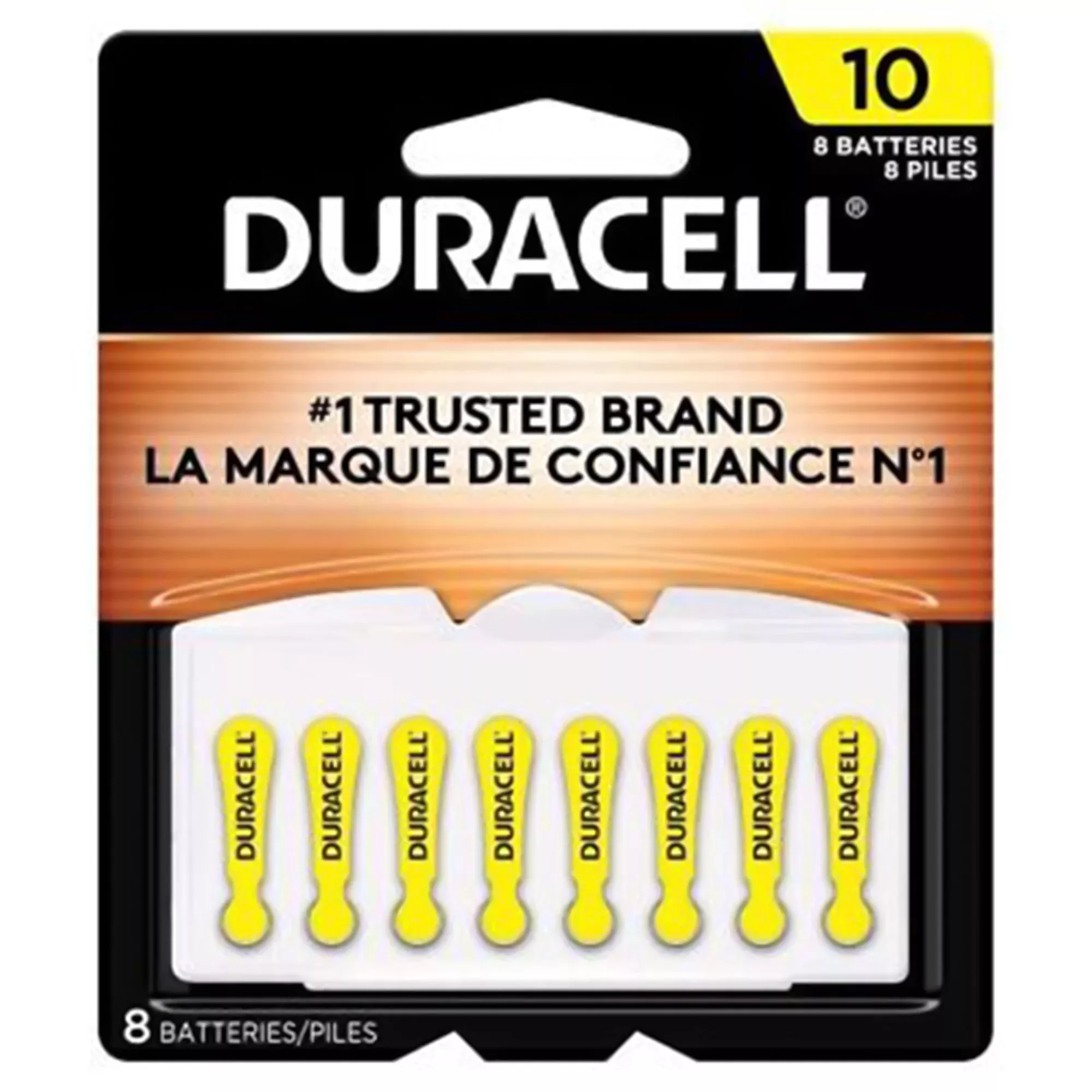 Zinc Air Battery Duracell 1.4V Disposable 8 per Pack